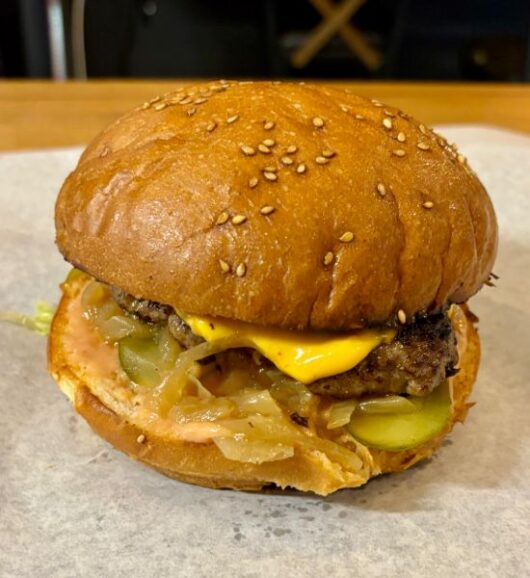 Chicken Caramelized Onion Burger (200 gr.)